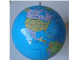 Globe Inflatable World Map Beach Ball for Promo Ite