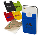 Promotional Silicone Smart Card Wallet with 3M Stic