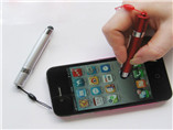 Mini Touch screen customized print flag pen with logo