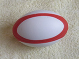 Customized Anti Stress Rugby Balls PU Stress Reliever