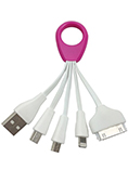 4 in 1 usb Data Cable with Ring