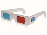 Customized Red and Blue Paper Frame 3D Glasses