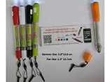 New Style promotional banner ball pen with LED ligh