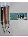 Branded promotional banner ball pen with LED light