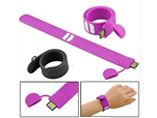 New Custom Logo Promotional Silicone Wrist band USB