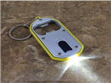 Personalized Flashing bottle opener keychain