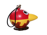 hotsale red crazy bird stress ball keychain