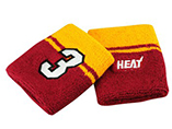 Adverising sport cotton sweatband with flat embroidery logo