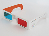 Red Blue Paper 3D glasses with OEM printing