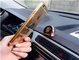 Creative Variety phone holder with logo used in Car