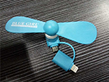 Portable mini fan for iPhone and Android smart phon