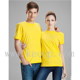 Customize Lovers yellow t shirt woman or man t shir