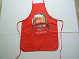 Wholesale customized full color logo printing apron for promotion
