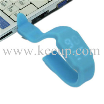 Promotion specail used silicone LED 8G WATCH usb flash drive