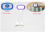 All in one  usb data cable with led for branding