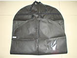 Zipper non woven Suit Garment Bag with PVC window