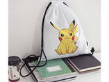 Wholesale customized cartoon pikachu drawstring bag