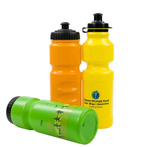 promotional gifts advertising PE Free sample Drinking Wholesale Sport plastic Water Bottles With Custom Logo