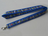 Heat Transfer Polyester Lanyard with dog clip