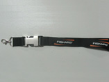 Polyester lanyard with seperate clip