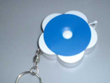 Flower Shaped Tape Measure with Keyring