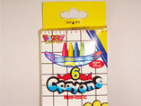 6pcs Wax Crayons in Colour Box