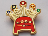 Customizing Butterfly Clasp Crown Metal Badges