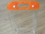 Custom Button Top Plastic PVC Bag