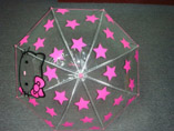 19 Inch PVC Transparent Umbrella