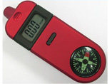 Promotional compass tire gauge