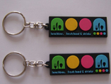 Soft PVC Keychains With Embossed Logo