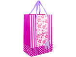 Bespoke Paper Gift Bag With Ribbon Handle
