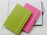 A5 Hardcover Notebook With Elastic Band And Ribbon