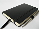 High Quality PU Leather Notebook With Metal Pen