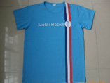 Blue Cotton Short Sleeve T-shirt For Men
