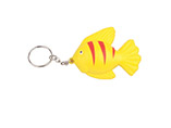 small fish PU stress ball keychain for promotion